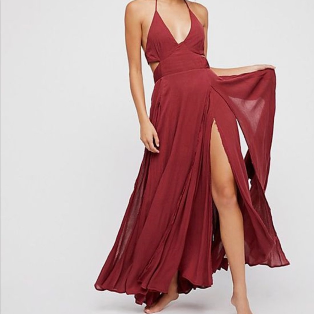 NWOT Free People Lille Maxi | Dogwood XS